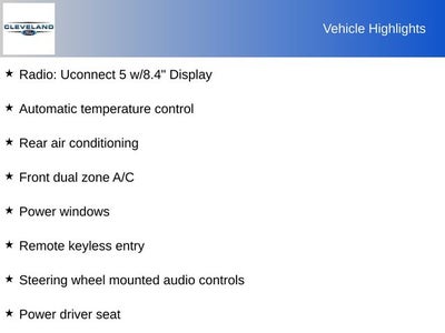 2023 Jeep Grand Cherokee L Altitude X Heated Front Seats 3rd Row