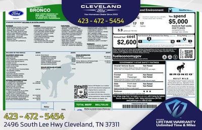 2023 Ford Bronco Badlands