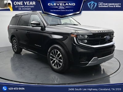 2025 Ford Expedition Platinum with Panoramic Roof, Heated 2nd Row, and Tow Packa