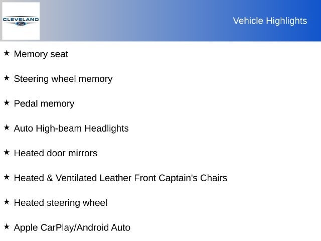 2025 Ford Expedition Platinum with Panoramic Roof, Heated 2nd Row, and Tow Packa