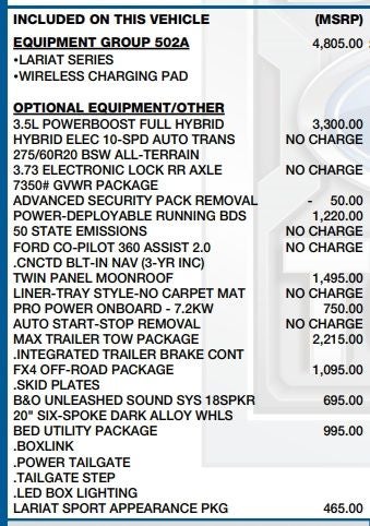 2023 Ford F-150 Lariat
