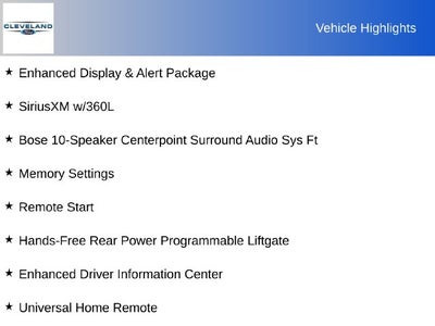 2024 Chevrolet Tahoe Premier Display & Alert Package