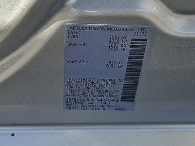 2024 Nissan Altima 2.5 SV