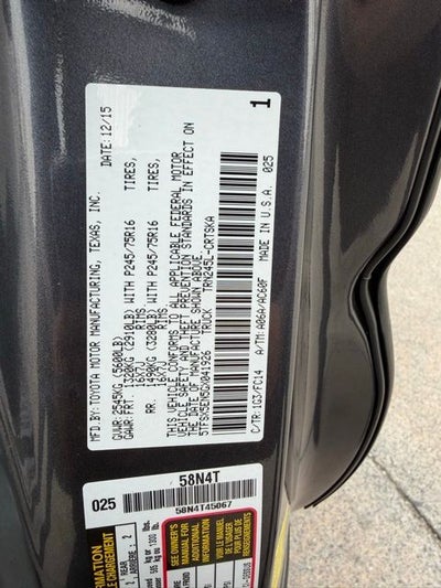 2016 Toyota Tacoma SR5