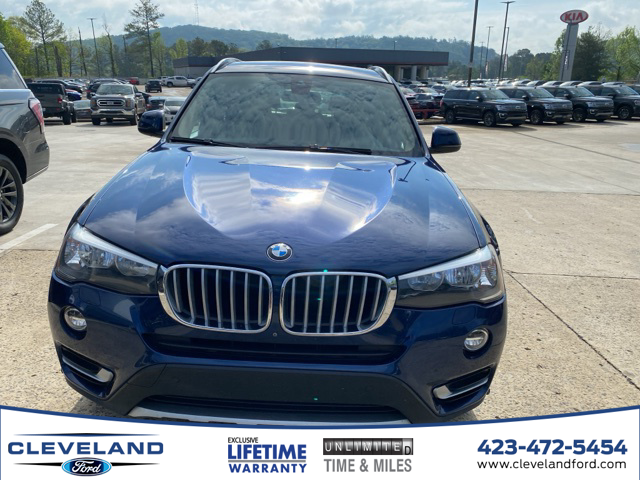 Used 2017 BMW X3 xDrive28i with VIN 5UXWX9C32H0W68523 for sale in Cleveland, TN