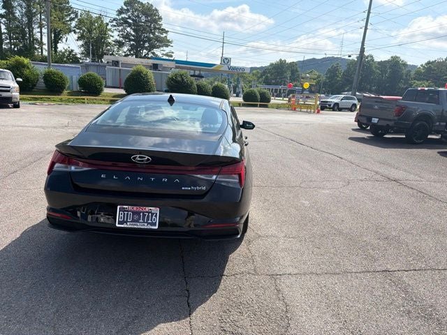 2021 Hyundai Elantra Hybrid Blue