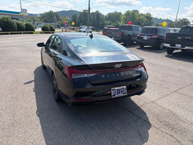 2021 Hyundai Elantra Hybrid Blue