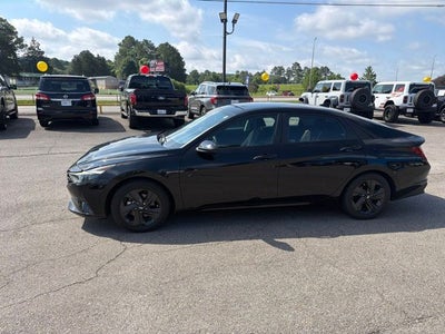 2021 Hyundai Elantra Hybrid Blue