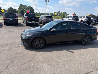 2021 Hyundai Elantra Hybrid Blue