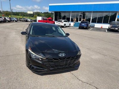 2021 Hyundai Elantra Hybrid Blue