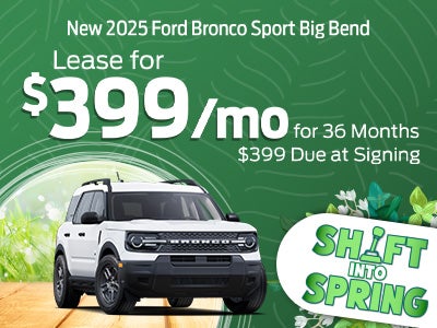 New 2025 Ford Bronco Sport Big Bend