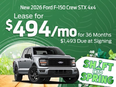 New 2026 Ford F-150 Crew STX 4x4