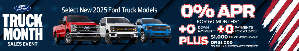 Select New 2025 Ford Truck Models