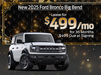 New 2025 Ford Bronco Big Bend