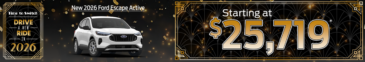 New 2026 Ford Escape starting at $25,719 – Cleveland, TN