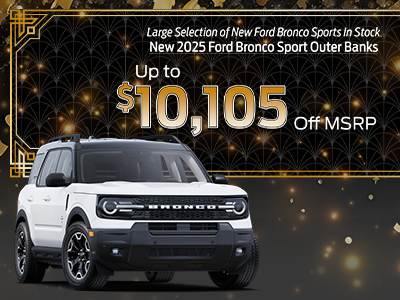 New 2025 Ford Bronco Sport Outer Banks