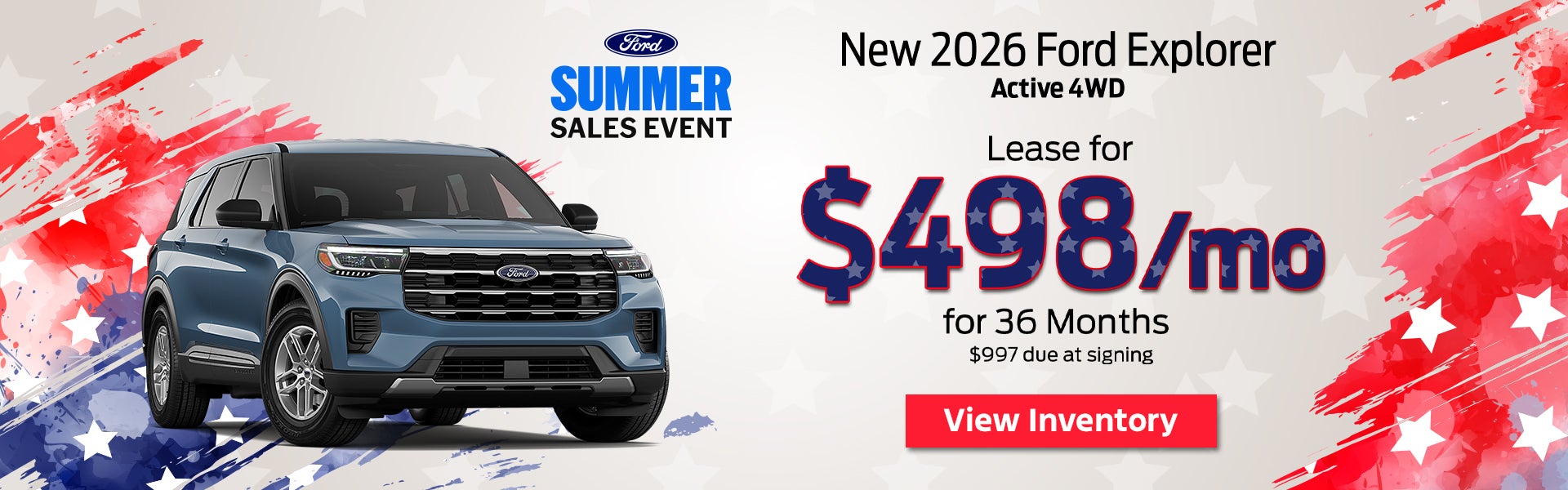 New 2026 Ford Explorer Active 4WD