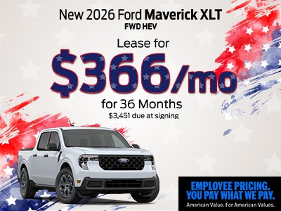 New 2026 Ford Maverick XLT FWD HEV